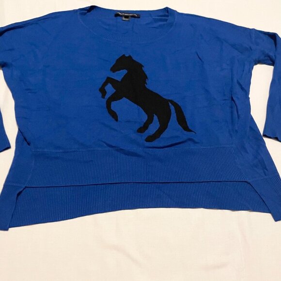 French Connection Sweater Horse Womens Size Medium - Picture 7 of 16